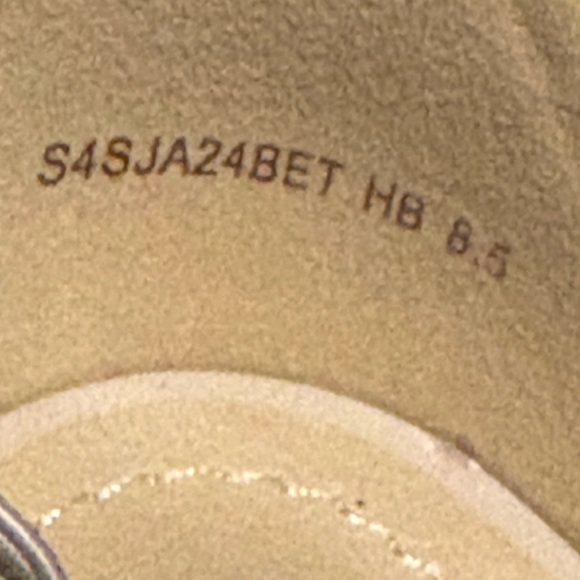 IDIFU Women’s Nude Chunky High Heels Open Toe Ankle Strap Elegant Size 8.5 - Picture 8 of 9